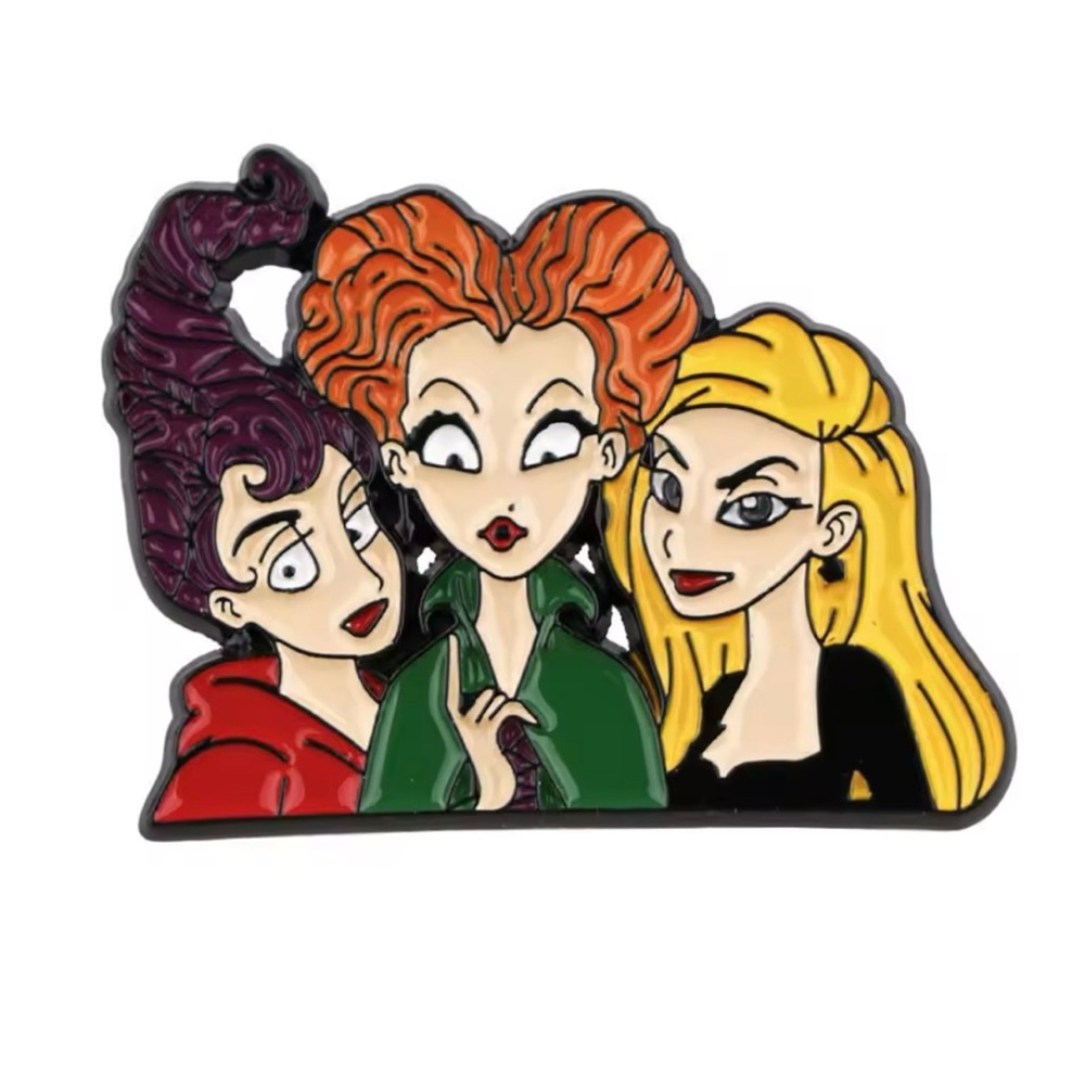 Hocus Pocus Sanderson Sisters Enamel Pin - Iconic Halloween Design